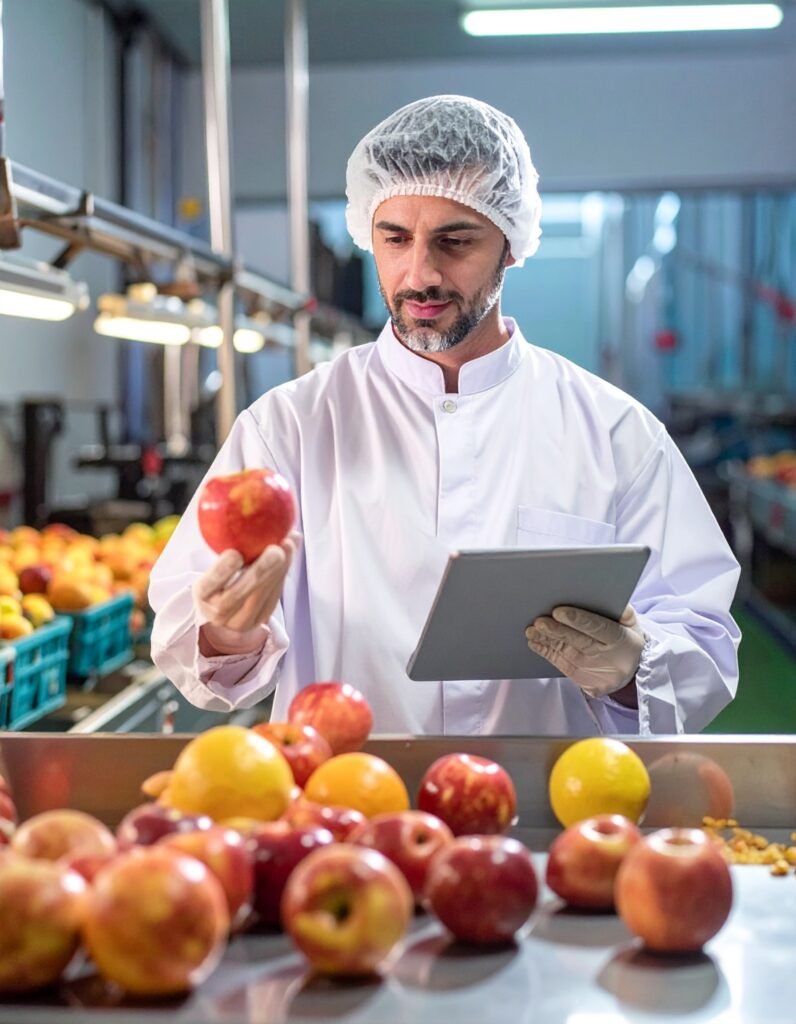 firefly prompt crea la imagen de auditoría interna en bpm y haccp en frutas. 656829